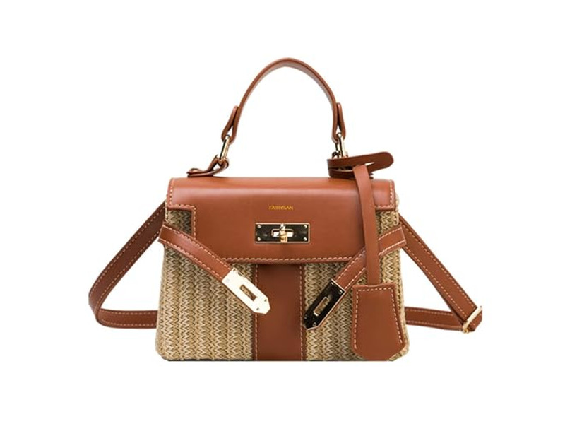 Bolsa de Palha Crossbody Coração Cavalo Itália Japão Apenas Bolsas Bolsa Infantil Grande Micro