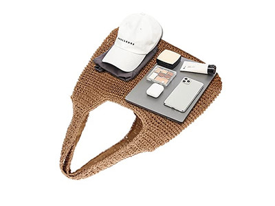 Bolsa de Palha de Camurça Totes Pulso Trigo Branco Bolsas Finas Jumbo Linho Multi Mini